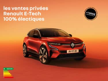 ventes privées Renault E-Tech 100% électriques