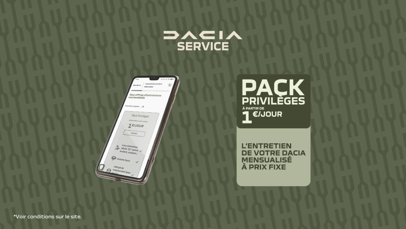 pack privilèges dacia