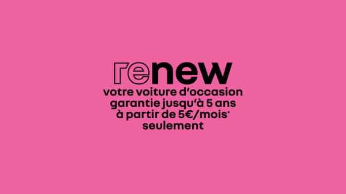 renew - la garantie 5 sur 5